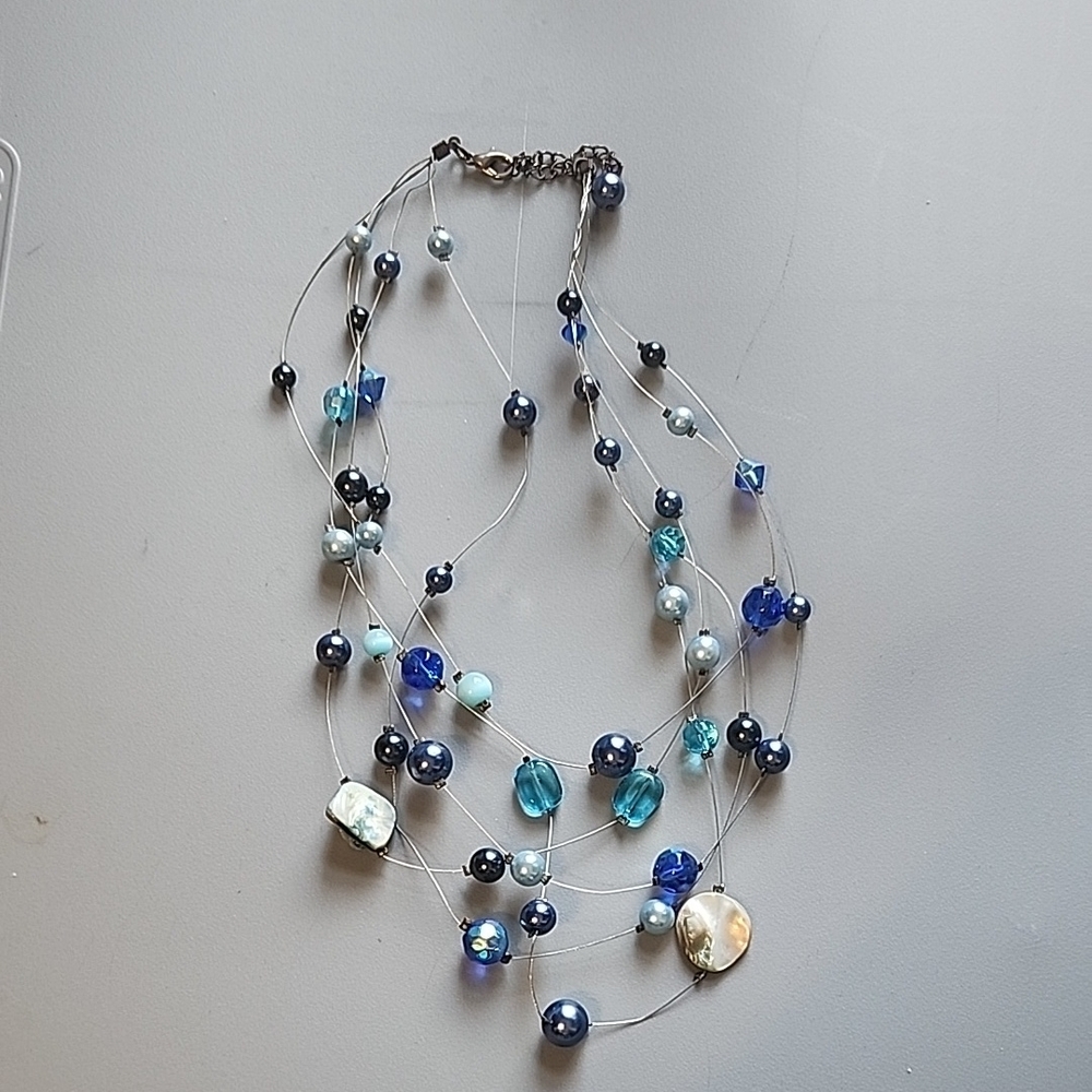 Elegant Multi-Color Beaded Necklace